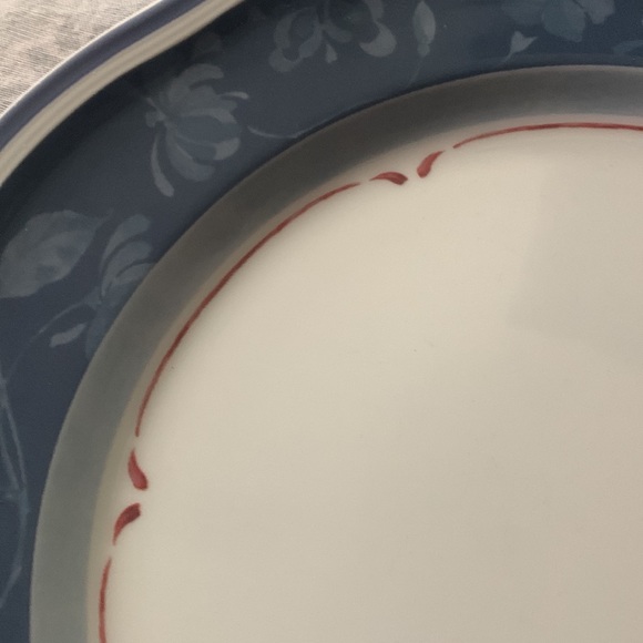 Set of 2 VILLEROY & BOCH Cottage Blue Dinner Plates Porcelain Country Collection - Picture 4 of 5